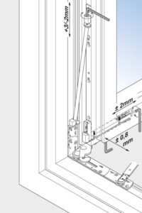 Szeroki zakres regulacji zawiasów